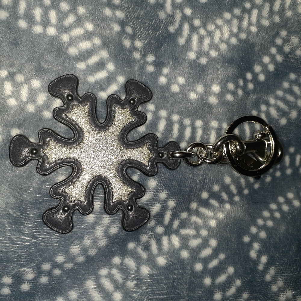 Coach Snow Flake Bag Charm